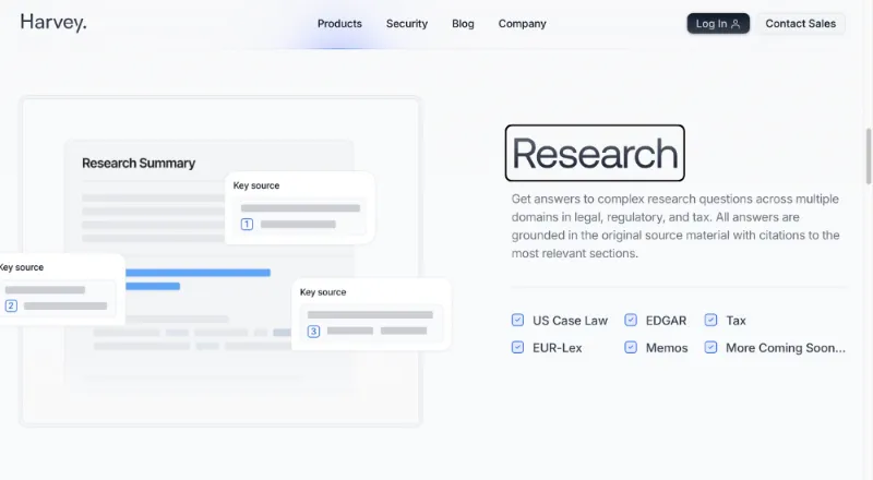 Harvey AI Review - Advanced Legal Research Capabilities